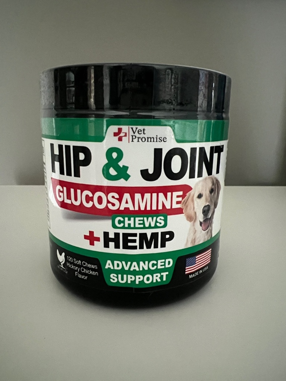 Hip & Joint Glucosamine Chews + Hemp - Vet Promise